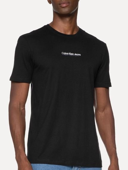 Camiseta Calvin Klein Jeans Masculina New York City Preta - Marca Calvin Klein