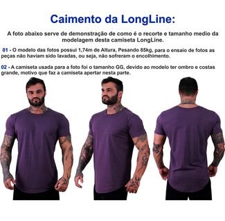 Kit 2 Camiseta Longline Masculina MXD Conceito para Academia e Casual Slim Verde Militar e Preto