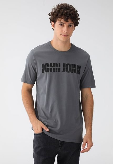 Camiseta John John Logo Grafite - Marca John John