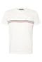 Camiseta Redley Listras Off-White - Marca Redley
