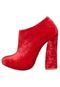 Ankle Boot Lisa Vermelha - Marca Top Vision