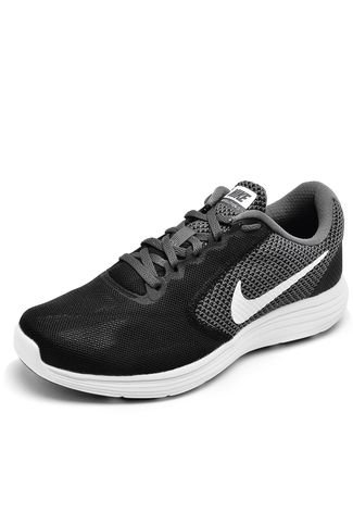Tênis Nike Revolution 3 Preto/Cinza