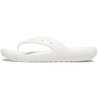 Chinelo crocs classic flip v10 white Branco
