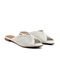 Tamanco Valentina Tramada 371400 Off White Incolor - Marca Valentina