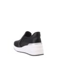 Tênis Slip On Via Marte e Meia VM24-08101 Preto-Branco - Marca Via Marte