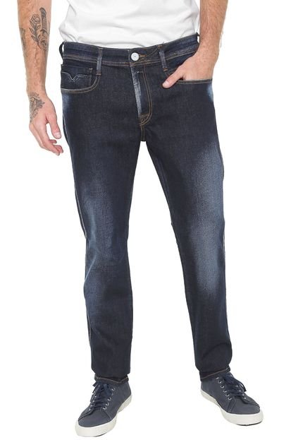 Calça Jeans Replay Skinny Anbass Azul - Marca Replay