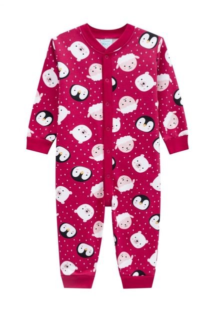 Pijama Infantil Menina Kyly Vermelho - Marca Kyly