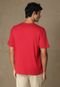 Camiseta Osklen Reta Patche Vermelha - Marca Osklen