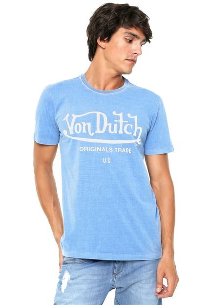 Camiseta Von Dutch Original Trade Azul - Marca Von Dutch 