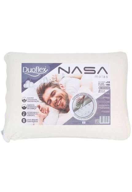 Travesseiro Duoflex Nasa Molas Branco - Marca Duoflex