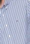 Camisa Tommy Hilfiger Regular Fit Listrada Azul/Cinza - Marca Tommy Hilfiger
