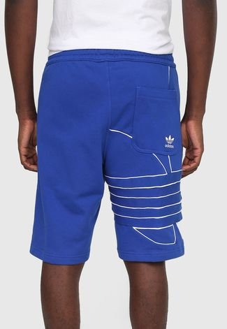 Bermuda adidas Originals Reta Bg T Out Azul