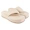 Sandália Chinelo Plataforma Feminina CM Calçados Santorine Confort Off White - Marca Monte Shoes