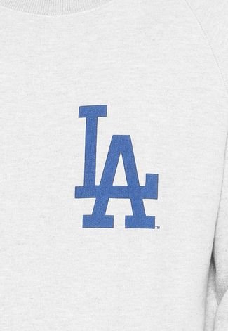 Moletom New Era 11 Los Angeles Dodgers Cinza