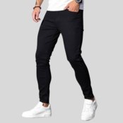 Kit 2 Calça Jeans Masculina Preta Skinny Premium com Elastano e Costura Reforçada Preta - Marca TEX JEANS