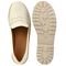 Sapato Feminino Mocassim Tratorado Donatella Shoes Bico Redondo Confort Off White Oxford - Marca Donatella Shoes