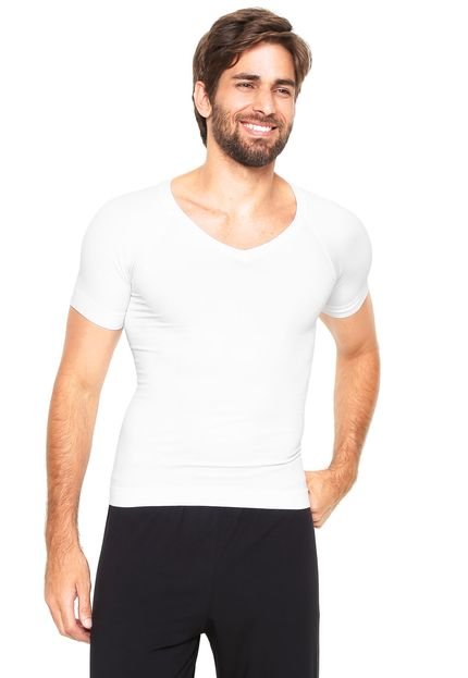Camiseta Lupo Compressão Branca - Marca Lupo