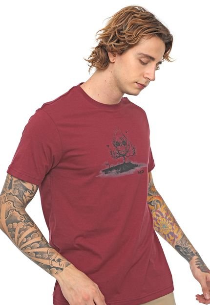 Camiseta MCD Skull Tree Vinho - Marca MCD