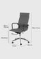 Cadeira Office Eames Esteirinha Alta Giratória Caramelo OR Design - Marca Ór Design
