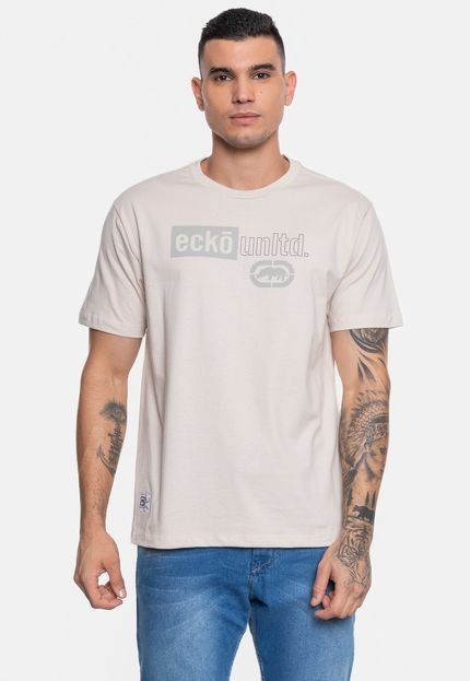 Camiseta Ecko Masculino Minimal Areia - Marca Ecko