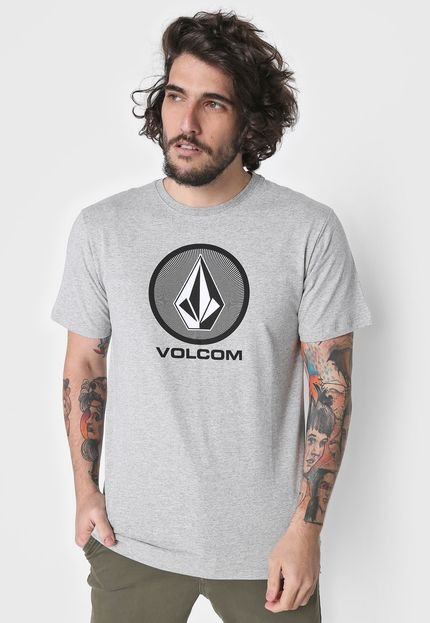 Camiseta Volcom Cryptisctone Cinza - Marca Volcom