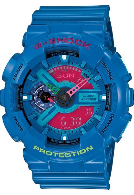 Relógio G-Shock GA-110HC-2ADR Azul - Marca G-Shock