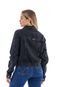 Jaqueta Jeans Feminina Arauto Color Black  Preto - Marca ARAUTO JEANS