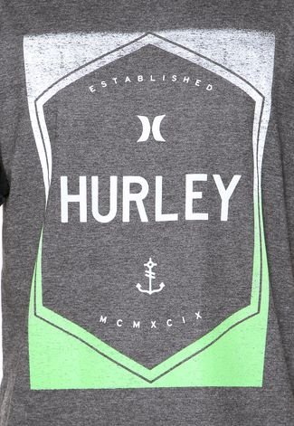 Camiseta Hurley Knocked Out Preta