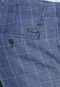 Bermuda Jeans Aleatory Chino Quadriculada Azul - Marca Aleatory
