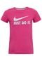 Camiseta Nike Swoosh Tee Rosa - Marca Nike