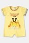 Macaquinho Giraffe Joy Comfy Unissex Up Baby Amarelo - Marca Up Baby