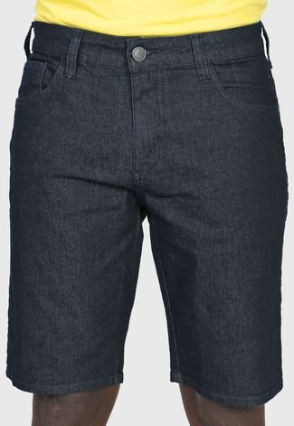 Bermuda Jeans Colcci Reta Noah Azul-Marinho