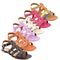 Sandalia Feminina Rasteirinhas Fisherman Colorida Tamanho Especial - Marca VALICIA SHOES