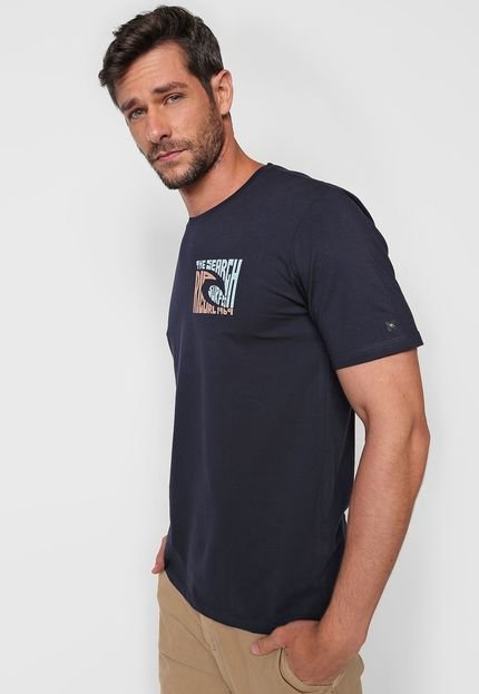 Camiseta Rip Curl World Fill Azul-Marinho - Marca Rip Curl