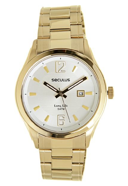 Relógio Seculus Dourado - Marca Seculus