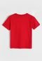 Camiseta Fakini Infantil Race Vermelha - Marca Fakini
