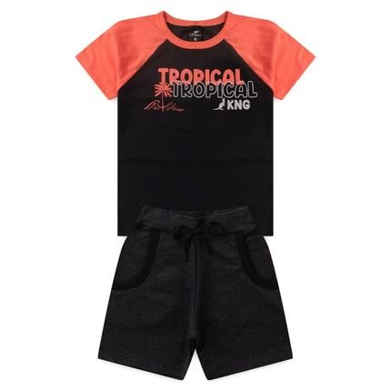 Conjunto Infantil Menino Tropical Kangulu - Marca ROSA AZUL KIDS