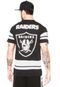 Camiseta New Era Oakland Raider Preta/Branca - Marca New Era