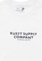 Camiseta Rusty Menino Escrita Branca - Marca Rusty