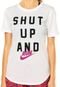 Camiseta Nike Shut Up and Run Branco - Marca Nike