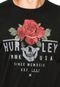 Camiseta Manga Curta Hurley Flowering Youth Preta - Marca Hurley