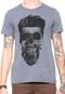 Camiseta All Free Slim Skull Cinza - Marca All Free