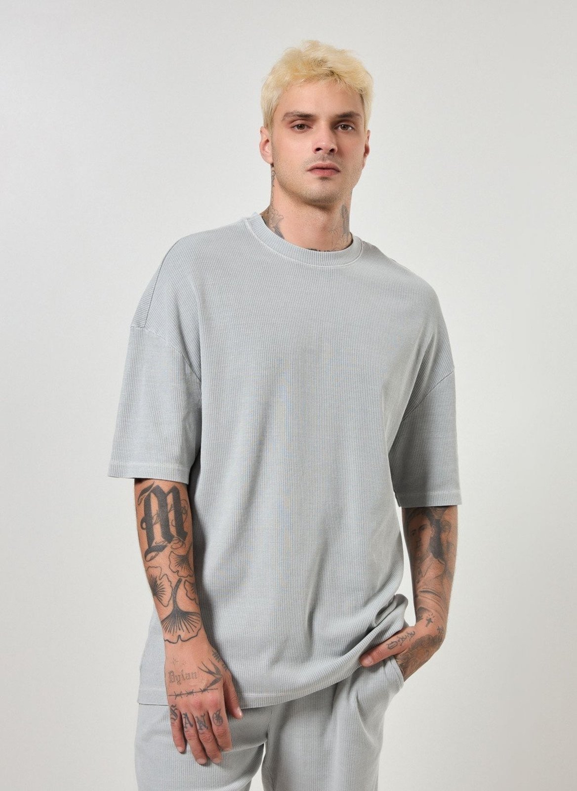 Camiseta Oversized Em Ribana Estonada - Marca Youcom