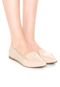 Mocassim DAFITI SHOES Bico Fino Nude - Marca DAFITI SHOES