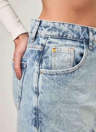 Short Saia Jeans Lisa