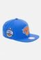 Boné Mitchell & Ness NBA Conference Patch Snapback New York Knicks Azul - Marca Mitchell & Ness