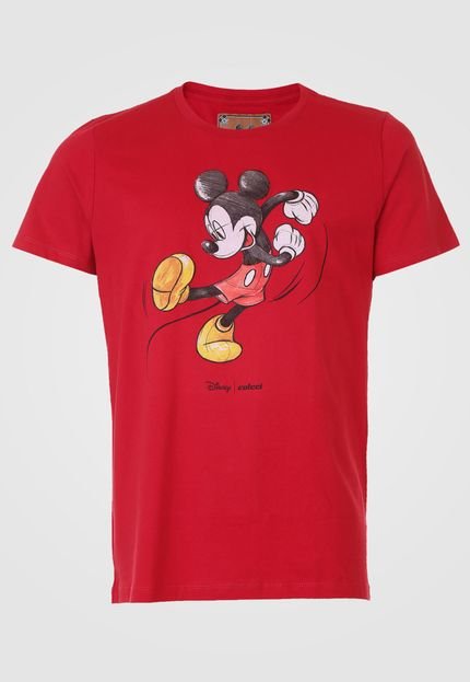 Camiseta Colcci Mickey Vermelha - Marca Colcci