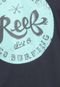 Camiseta Reef Contrasted Palm Azul - Marca Reef