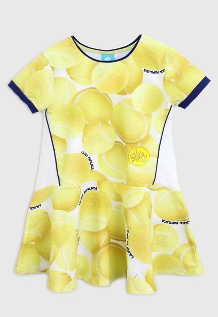 Vestido Lilica Ripilica Infantil Estampado Amarelo - Marca Lilica Ripilica