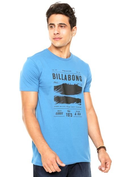 Camiseta Billabong Lines Azul - Marca Billabong